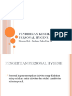 Pendidikan Kesehatan Personal Hygene