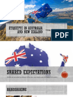 Etiquette in Australia and New Zealand