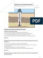 Oil Well Kicks Questions and Answers Part1