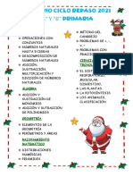 Temario Ciclo Repaso 2021 - 3° Primaria