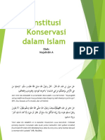 Institusi Konservasi Dalam Islam