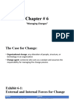 Chapter # 6: "Managing Changes"