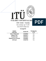 Uck 432E: Conceptual Design: CRN: 21242 - Tuesday