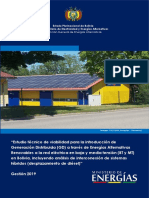 Estudio técnico de viabilidad para la GD fotovoltaica en Bolivia