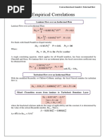 External Flow Correlations