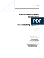 File Tracking System SRS