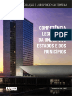 Competência legislativa União, Estados e Municípios