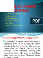 Tenses and Passive Sentences (Upload)