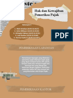 Pert. 5 HAK DAN KEWAJIBAN PEMERIKSA PAJAK