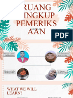 Pert. 2 RUANG LINGKUP PEMERIKSAAN (AUDIT PAJAK)