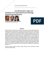 A Co-Design Process MicroanalysisStages and Facilitators of An Inquiry-Based and Technology-Enhanced Learning Scenario
