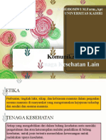 Komunikasi Dengan Tenaga Kesehatan Lain