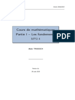 Mathématiques MPSI 1 - Alain TROESCH