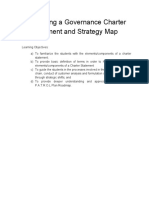 Developing A Governance Charter Statement and Strategy Map