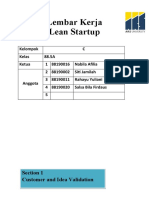 KELOMPOK C - Lembar Kerja Lean Startup Section 1 Problem Solution Fit