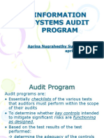 Information Systems Audit Program: Aprina Nugrahesthy Sulistya Hapsari Aprina@uksw - Edu