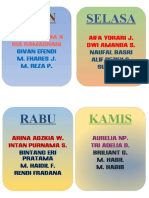 Daftar Piket