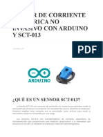 Sensor de Corriente Eléctrica No Invasivo Con Arduino y Sct-013