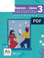 Secundaria Regreso a Clases 3 Cuaderno