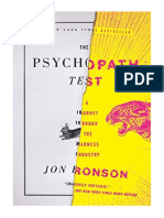 The Psychopath Test: A Journey Through The Madness Industry - Jon Ronson