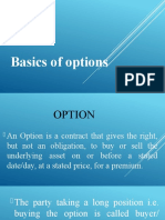 Basics of Options