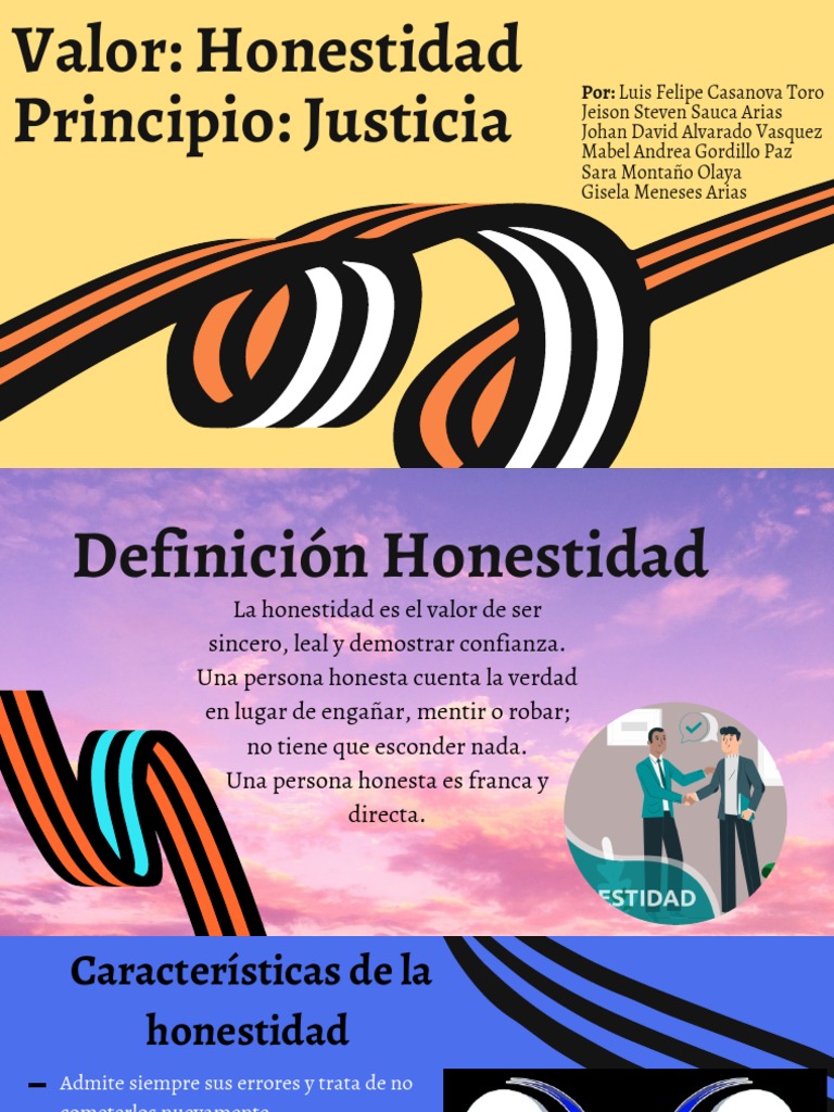 Valor de la Honestidad y Justicia | PDF | Justicia | Crimen y violencia