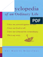 Encyclopedia of An Ordinary Life by Amy Krouse Rosenthal - Excerpt