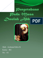 Ilmu Pengetahuan Pada Masa Daulah Abbasi