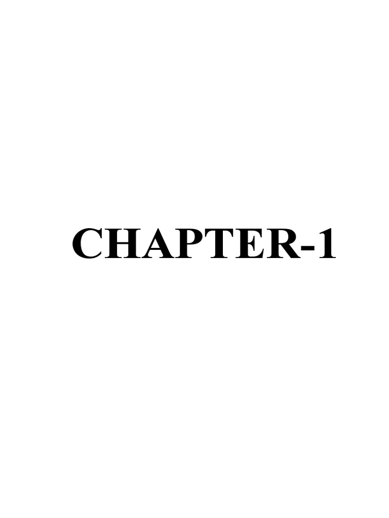 Chapter Names PDF