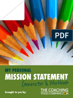 COVID-19 Personal Mission Statement Generator Workbook For Coaches SM