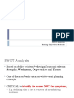 Lecture - 04 (SWOT Analysis and Strategic Development)