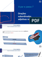 Orações Subordinadas Adjetivas Relativas