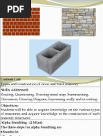 BC PPT II 3 Masonry