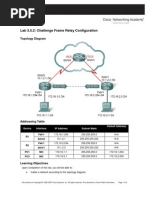 Lab 3.5.2 Challenge Frame Relay Configuration