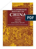 The Cambridge History of China: Volume 5, Sung China, 960-1279 AD, Part 2 - John W. Chaffee