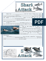 Shark Attack Grammar Drills Picture Description Exercises Readi 73717