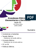 Aula 01 - Grandezas Elétricas Elementares&Derivadas