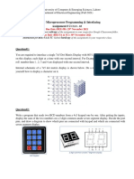NU-CES EE3002 Microprocessor Programming & Interfacing Assignment