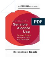 An Introduction To Sensible Alcohol Use, 2nd Edition: Practical Tips and Strategies - Marcantonio Spada