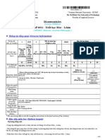 ĐỀ CƯƠNG MÔN HỌC TRIẾT LT - SP1031. 7.1. 211