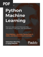 Python Machine Learning: Machine Learning and Deep Learning With Python, Scikit-Learn, and TensorFlow 2, 3rd Edition - Python