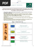 Temperament Test