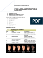 Niveles de Amputacion de Pie Diabetico