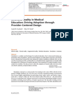 Extended Reality in Medical Education: Driving Adoption Through Provider-Centered Design