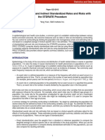 Computing Direct and Indirect Standardized Rates and Risks With The STDRATE Procedure