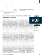 Inhaled Corticosteroids and COVID-19-related Mortality: Confounding or Clarifying?