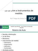 Aula - Lei de Ohm e Instrumentos de Medida