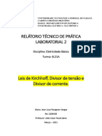 Relátorio Técnico de Prática Laboratorial 2