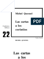 022-La Carta A Los Corintios-Michel Quesnel