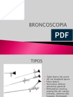 Fibrobroncoscopia: visualización bronquial  caracteres